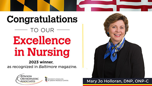 Mary Jo Holloran Recognized as one of Baltimore’s Best Nurses