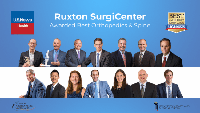 Ruxton SurgiCenter Named One of the Best Orthopedic and Spine Ambulatory Surgery Centers by U.S. News