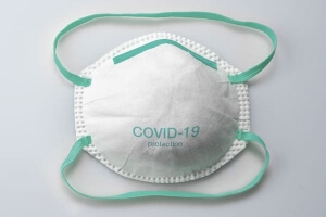 Face mask used to protect against COVID-19