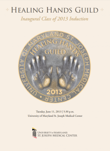 Healing Hands Guild - Inaugural Class of 2013 Induction