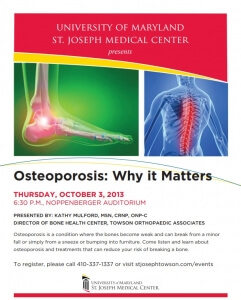 Osteoporosis Why it matters