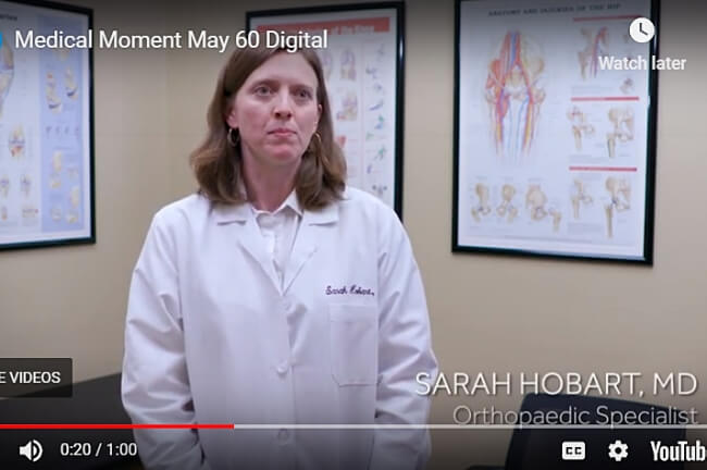 Towson Ortho WBAL TV Medical Moment